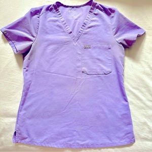 FIGS One-Pocket scrub top - lavender